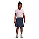 Girls Short Sleeve Feminine Fit Mesh Polo Shirt, alternative image