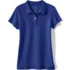 Little Girls Short Sleeve Feminine Fit Mesh Polo Shirt, Front