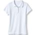 School Uniform Girls Short Sleeve Feminine Fit Mesh Polo Shirt, Front