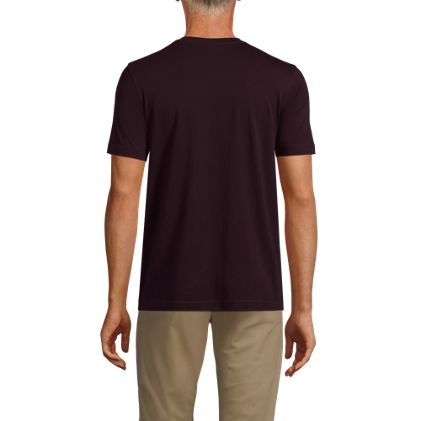 Men's Short Sleeve Cotton Supima Tee With Pocket - image 5