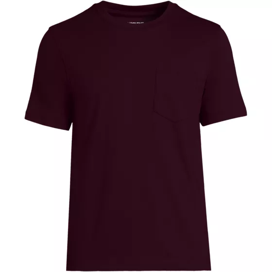 Men's Tall Short Sleeve Cotton Supima Tee With Pocket - primary