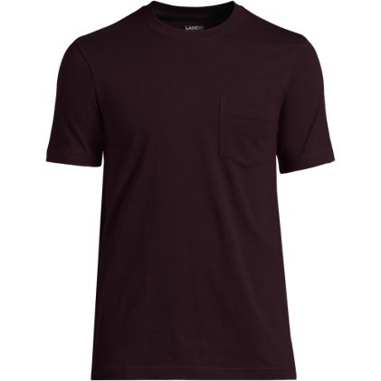 Men's Short Sleeve Cotton Supima Tee With Pocket - image 3