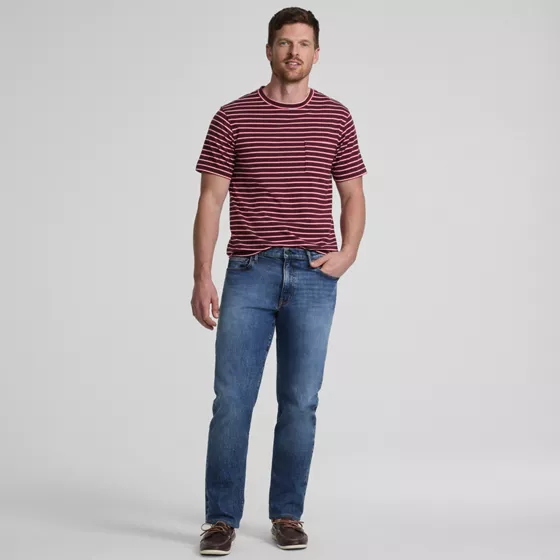 Men's Short Sleeve Cotton Supima Tee With Pocket - primary