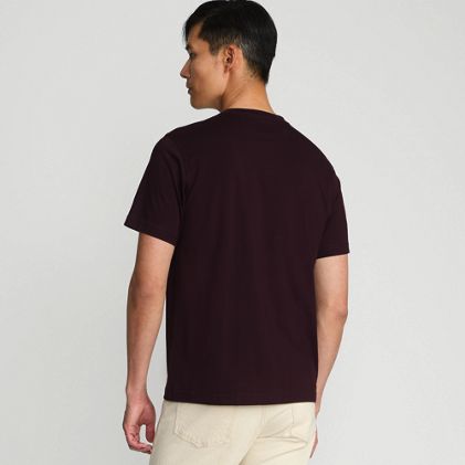 Men's Short Sleeve Cotton Supima Tee With Pocket - image 1