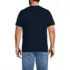 Men's Big and Tall Short Sleeve Cotton Supima Tee With Pocket, Back
