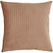 Saro Lifestyle Pinsonic Quilt Velvet Decorative Throw Pillow, Front