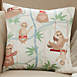 Saro Lifestyle Sloth Print Decorative Throw Pillow, alternative image