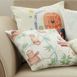Saro Lifestyle Sloth Print Decorative Throw Pillow, alternative image