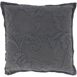 Saro Lifestyle Floral Design Decorative Throw Pillow, Front