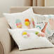 Saro Lifestyle Ice Cream Cones Pom-Pom Decorative Throw Pillow, alternative image