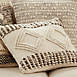 Saro Lifestyle Woven Pom-Pom Diamond Design Decorative Throw Pillow, alternative image