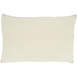 Saro Lifestyle Striped Woven Cotton Decorative Throw Pillow, Back