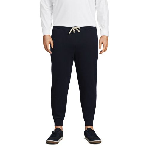 Men s Big and Tall Serious Sweats Jogger Sweatpants Lands End