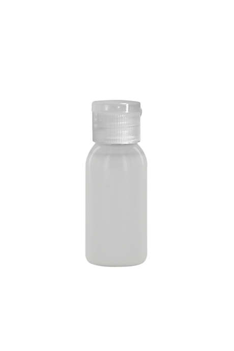 1oz SPF 30 Sunscreen in Custom Logo Clear Round Bottle