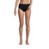 Women's Chlorine Resistant Fold Over Mid Waist Bikini Swim Bottoms, Front