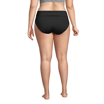 Bikinihose mit Umschlagbund für Damen in Plus-Größe image number 2