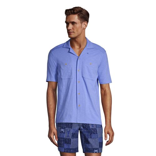 Men's Short Sleeve Slub Jersey Shirt