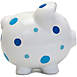 Child to Cherish Ceramic Polka Dot Piggy Bank, alternative image