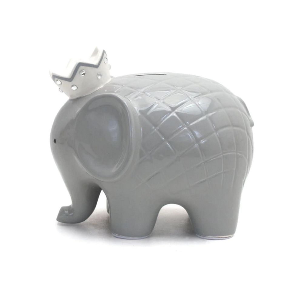 Child to Cherish Ceramic Elephant with Crown Piggy Bank | Lands' End