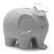 Child to Cherish Ceramic Elephant with Crown Piggy Bank, Front