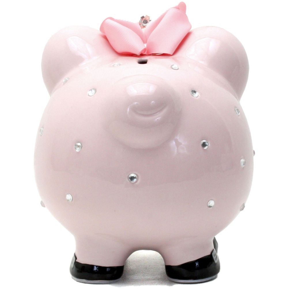 Ceramic Piggy Bank Pink