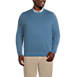 Men's Big and Tall Fine Gauge Supima Cotton Crewneck Sweater, Front