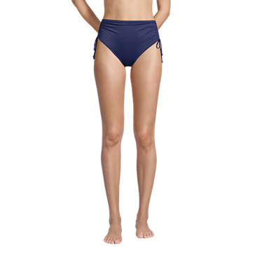 Bas de Bikini Ajustable Taille Haute Résistant au Chlore, Femme Stature Standard image number 5