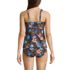 Women's D-Cup Flutter Scoop Neck Tankini Top, Back
