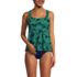Women's Flutter Scoop Neck Tankini Top, Front