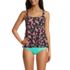 Women's Flutter Scoop Neck Tankini Top, Front