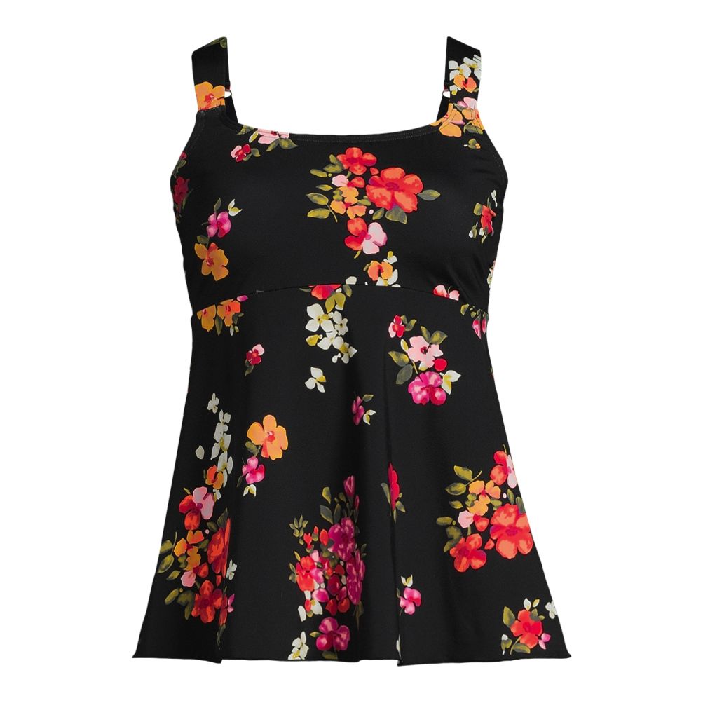 Women's Flutter Scoop Neck Tankini Top | Lands' End