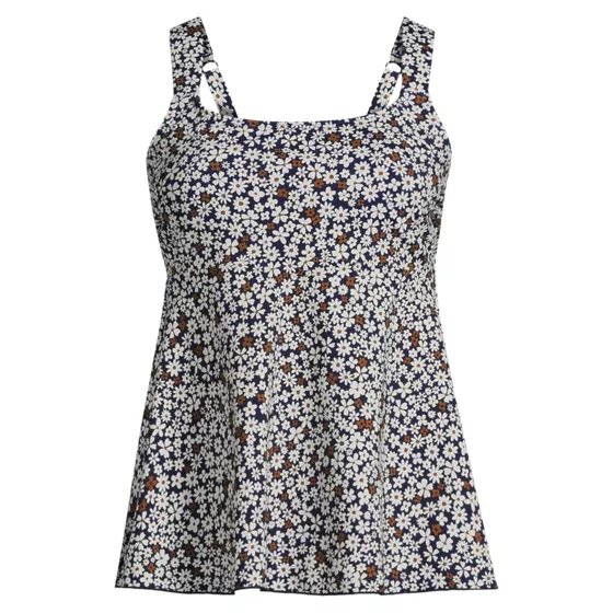 Women's Flutter Scoop Neck Tankini Top  - primary