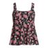 Women's Flutter Scoop Neck Tankini Top, Front