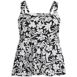 Women's Mastectomy Flutter Scoop Neck Tankini Top, Front