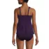 Women's Adjustable Scoop Neck Flutter Tankini Top , Back