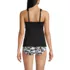 Women's Adjustable Scoop Neck Flutter Tankini Top, Back