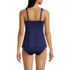 Women's Adjustable Scoop Neck Flutter Tankini Top, Back