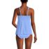 Women's Adjustable Scoop Neck Flutter Tankini Top, Back