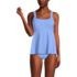 Women's Adjustable Scoop Neck Flutter Tankini Top, Front
