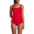 Women's Adjustable Scoop Neck Flutter Tankini Top, Front