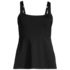 Women's Adjustable Scoop Neck Flutter Tankini Top, Front