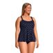 Women's Plus Size Flutter Scoop Neck Tankini Top Comfort Adjustable Straps, alternative image