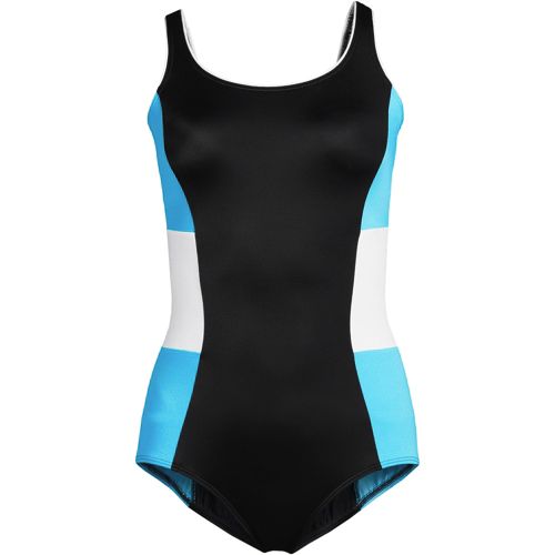 Women's Mastectomy Chlorine Resistant Soft Cup Tugless Sporty One Piece  Swimsuit