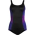 Women's Mastectomy Scoop Neck Tugless Sporty One Piece Swimsuit, Front