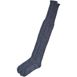 Swaggr Women's Thigh High Cable Knit Socks, Front