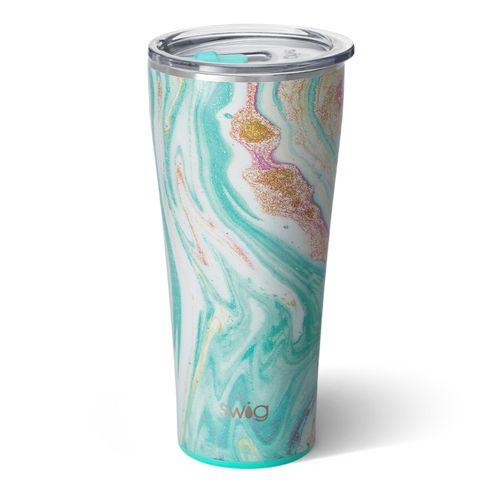 Swig Life, Dining, Swig Life Pink Island Bloom Stainless Steel Insulated Tumbler  32 Oz Nwt