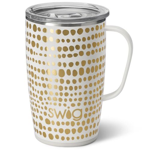 Swig Morning Glory Stainless Steel Travel Mug, 18 oz. - Insulated