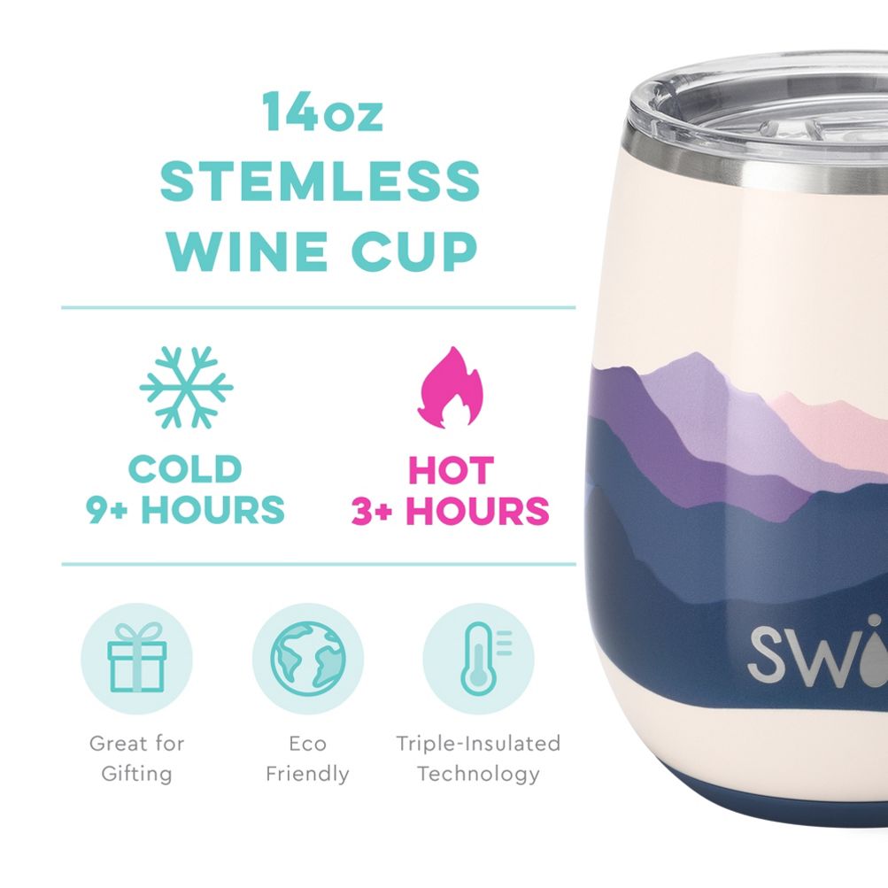 Swig Dreamsicle Stemless Wine Cup 14oz