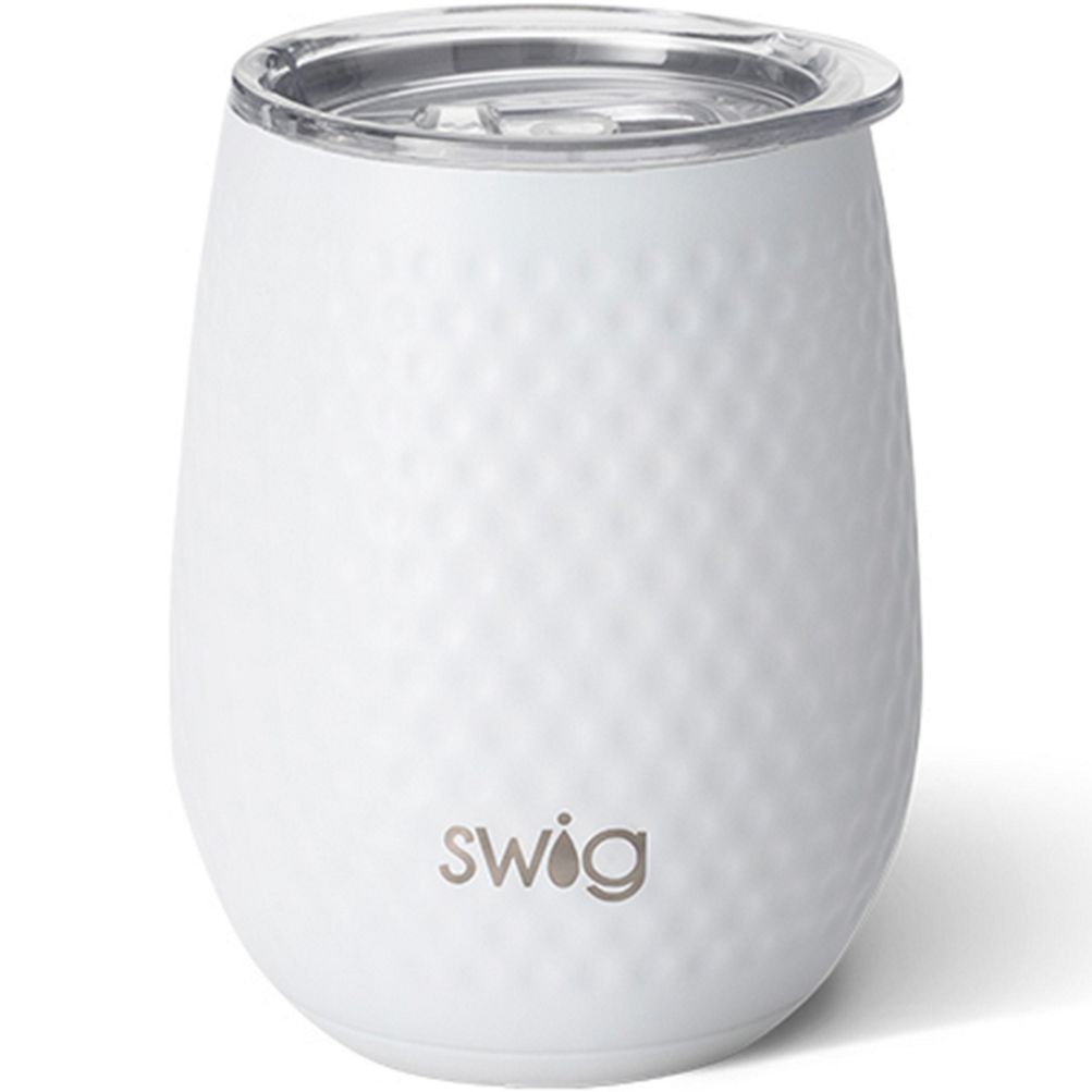 Swig Life 14oz Stemless Wine Cup, Insulated Stainless Steel Wine Tumbler