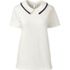 Women's Regular Short Sleeve Structured Knit Top, Front